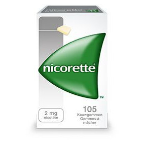 NICORETTE GOMME A MACHER 105 X 2 MG : Gommes à mâcher