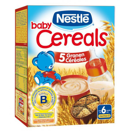 NESTLE Baby Cereals 5 Céréales 250 g
