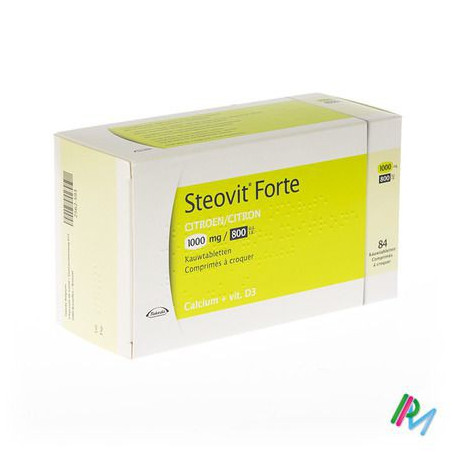 STEOVIT FORTE 1000MG/800UI COMP CROQ 84
