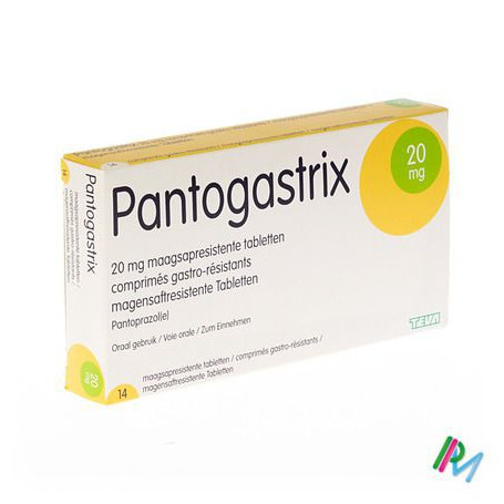 PANTOGASTRIX TEVA 20MG COMP GASTRO RESIST 14X20MG