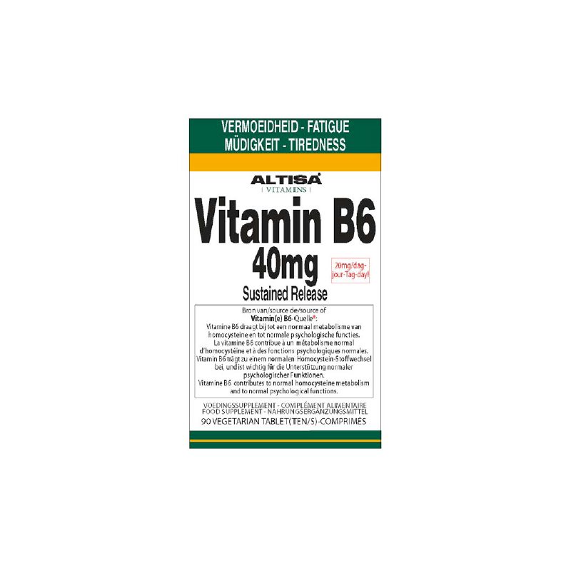 Altisa Vitamine B6 40 mg Altisa Vitamine B6 40 mg