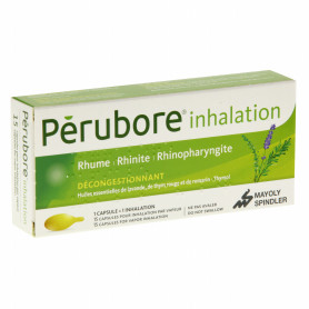 PERUBORE INHALATION CAPS INH VAP B/15 - Laboratoires Mayoly Spindler - Prix