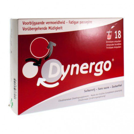 Dynergo 18 Ampoules Buvables 10 ml